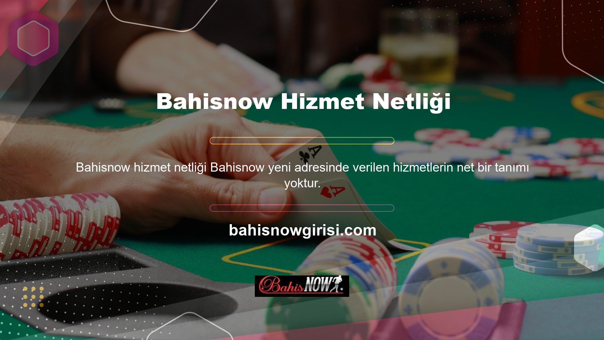 Hizmet aynı adla piyasaya girerken devam ediyor, Bahisnow