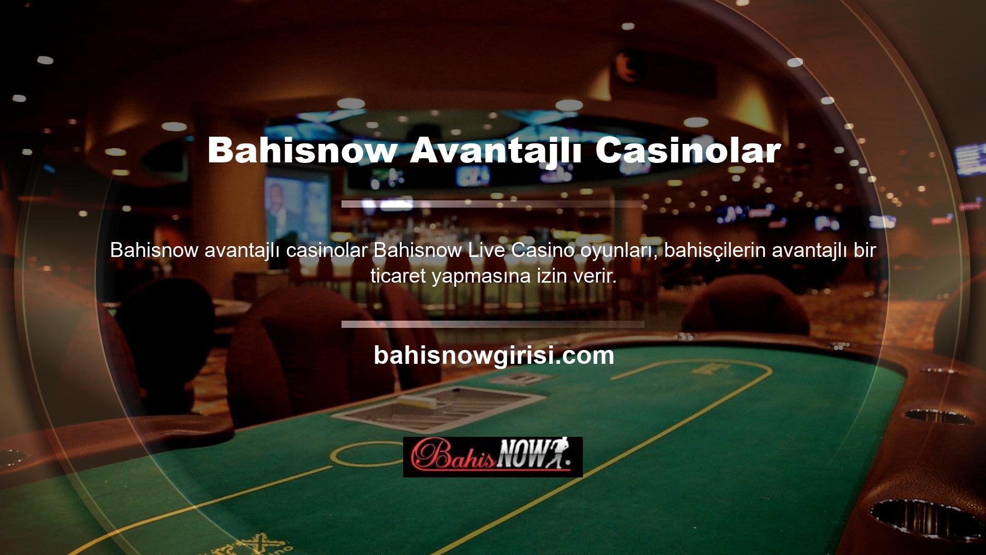 Bahisnow casino oyunları canlı Bahisnow casino oyunlarıdır ve oyuncular poker oyununun hesapları için en önemli seçeneklerden biridir
